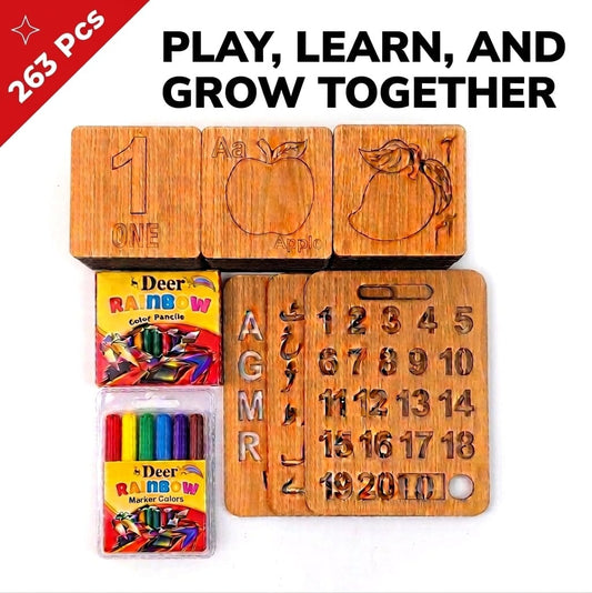 263 PCS 6 IN 1 Urdu, English & MATH Learning Toys