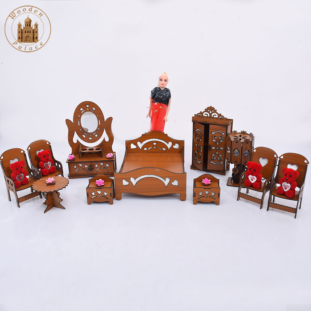 Handmade Wooden Mini Furniture Set for Kids [XL Size]