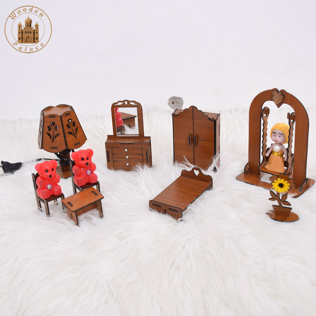 Handmade Wooden Mini Furniture Set for Kids (Small Size)